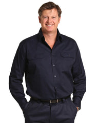 Winning Spirit Cool-Breeze Long Sleeve Cotton Work Shirt (WT02)