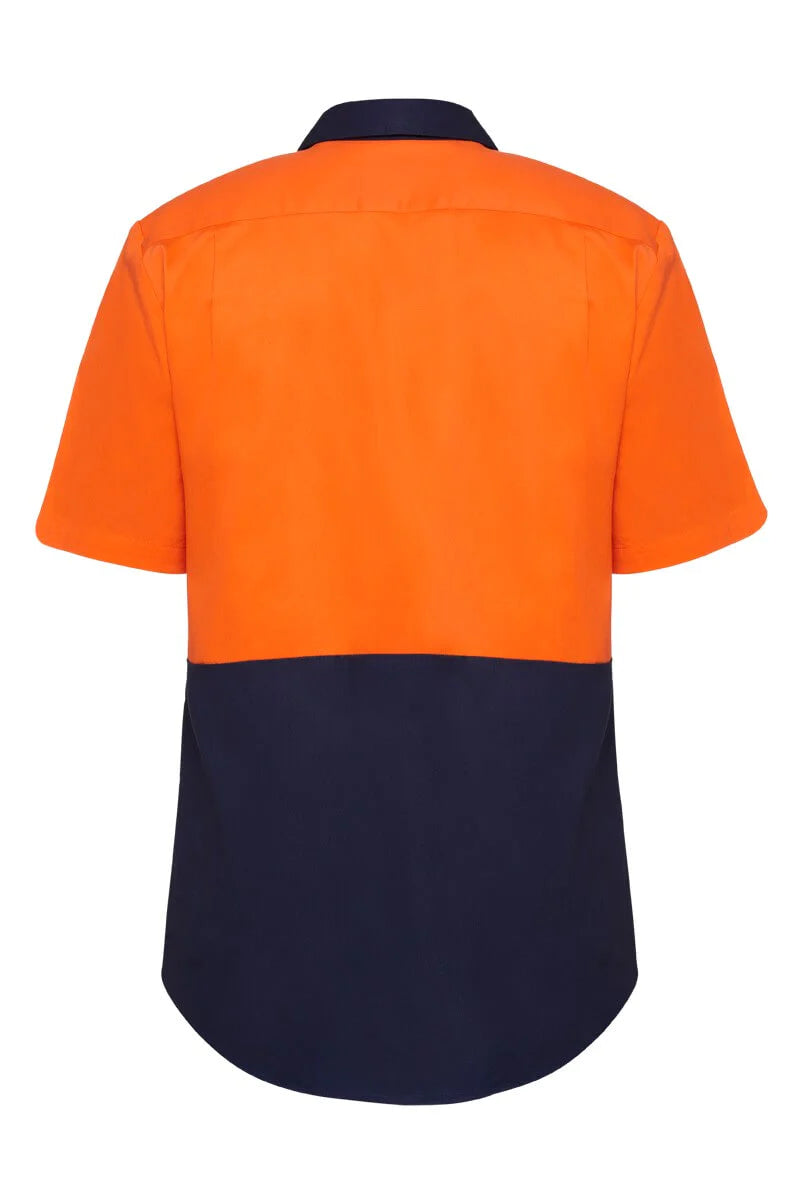 Hard Yakka S/Sl L/Weight Drill 2 Tone Ventilated Shirt (Y04620)