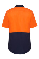 Hard Yakka S/Sl L/Weight Drill 2 Tone Ventilated Shirt (Y04620)