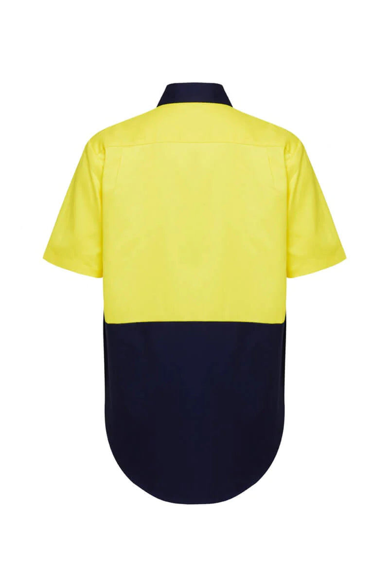 Hard Yakka S/Sl L/Weight Drill 2 Tone Ventilated Shirt (Y04620)