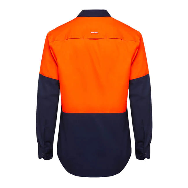 Hardyakka Shirt Long Sleeve 2 Tone Vented (Y07950)