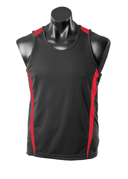 Aussie Pacific Eureka mens singlet 1st ( 14 Colour )-(1104)