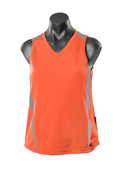 Aussie Pacific Eureka Ladies Singlets 1st (13 Colour )-(2104)