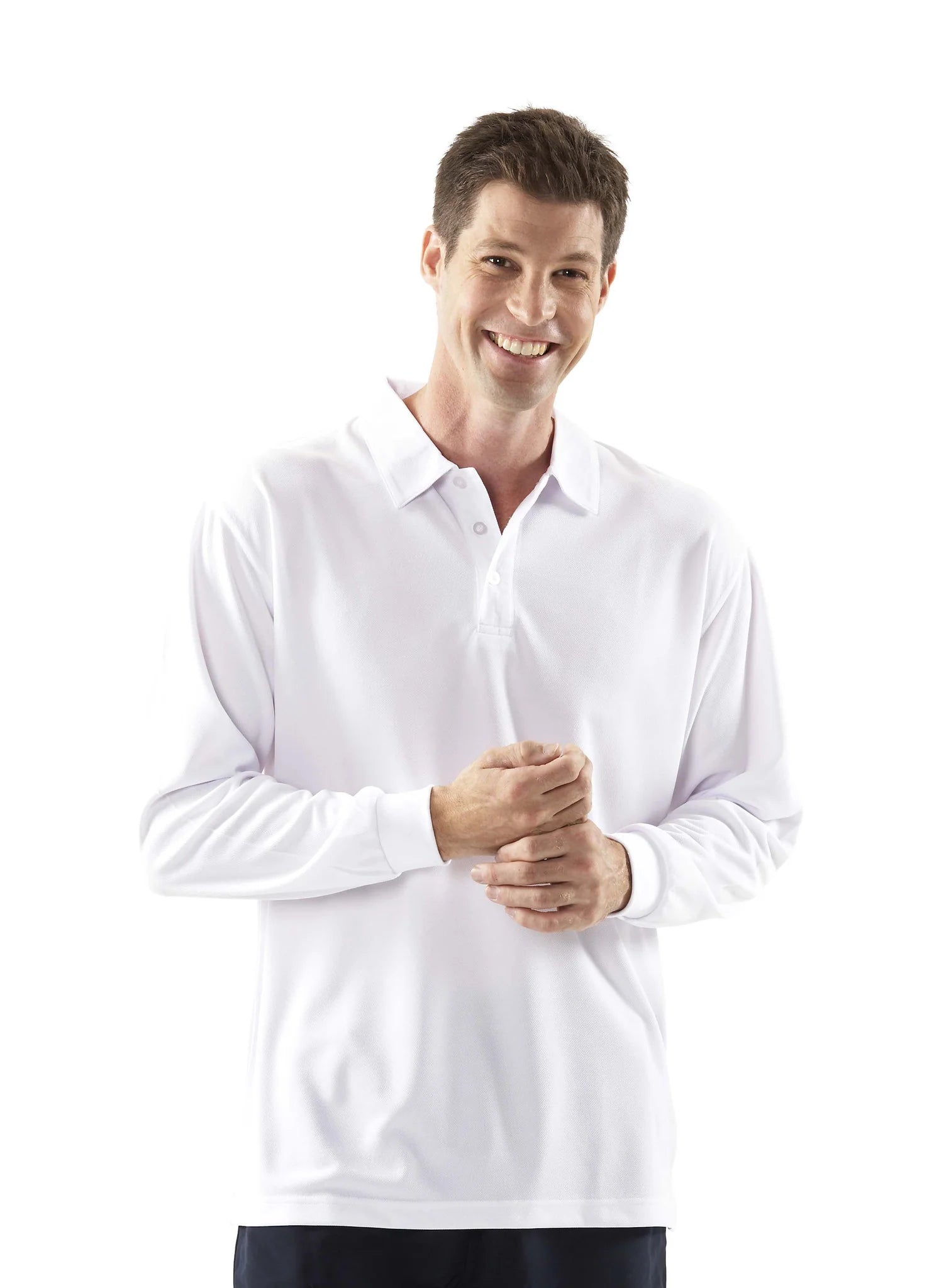 JB's Adult Long Sleeve Poly Polo (7SPL)