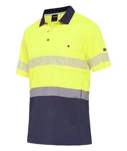 King Gee Workcool Hyperfreeze Spliced Polo Short Sleeve with Segmented Tape (K54215 )