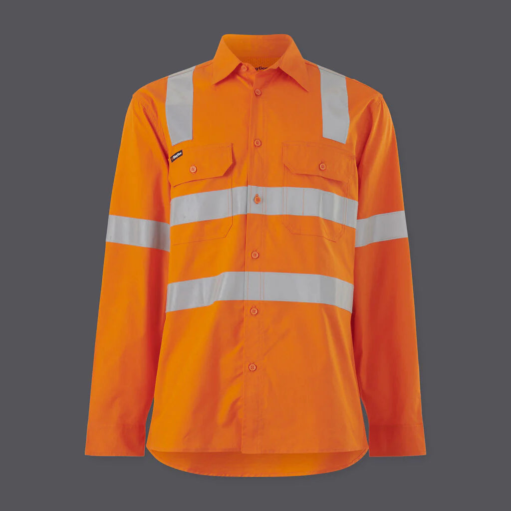 King Gee Workcool Vented X Back Shirt L/S (K54917)