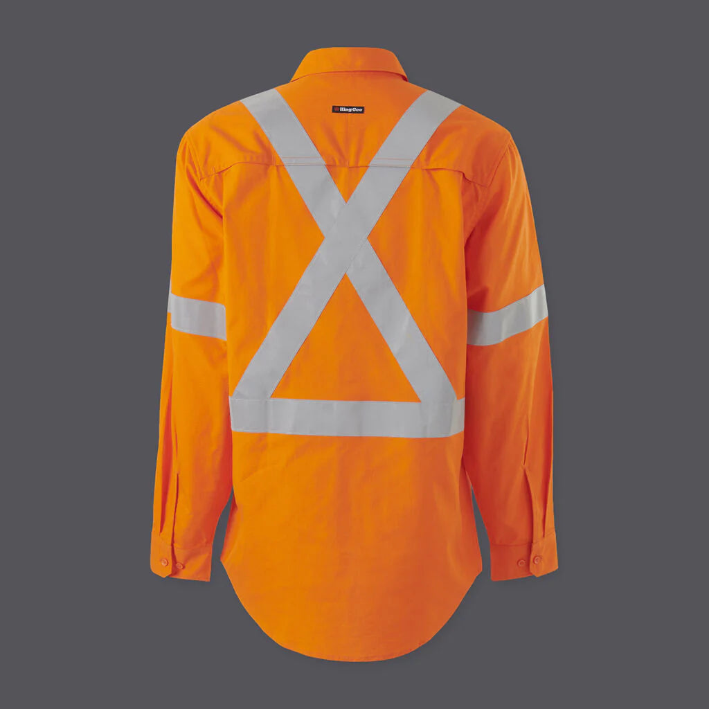 King Gee Workcool Vented X Back Shirt L/S (K54917)