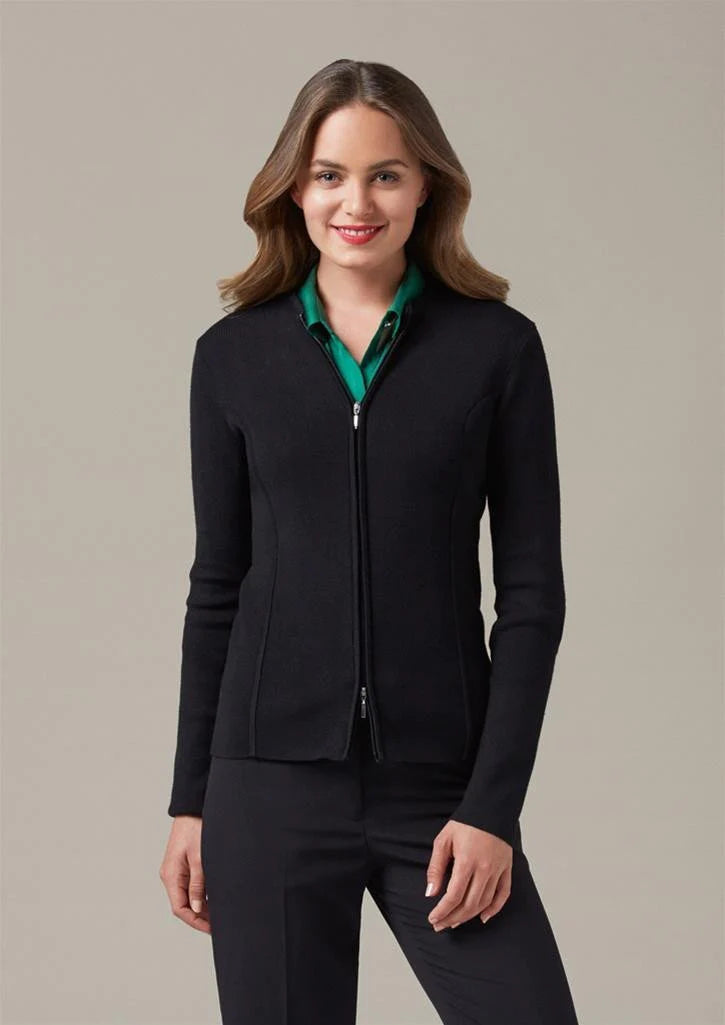 Biz Collection Ladies 2 Way Zipper Cardigan (LC3505)